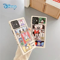 disney mickey cartoon phone case for iphone 13 12 11 pro max mini xr xs 7 8 plus se cute anti fall cellphone protective covers