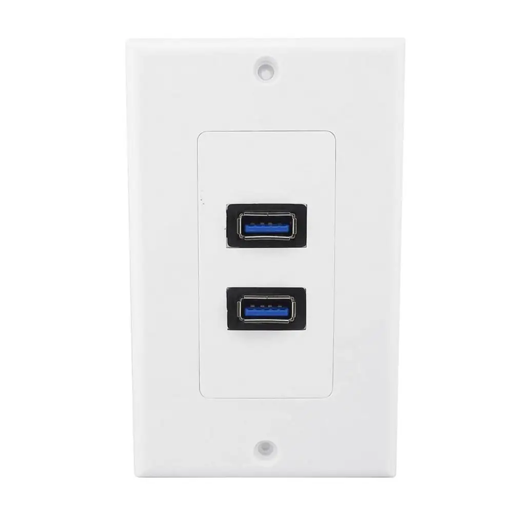 Новинка 2021 настенное зарядное устройство DOONJIEY с двойным USB 3 0 розетка креплением