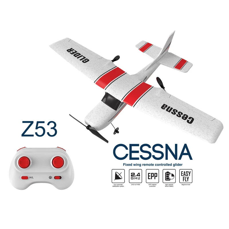 Средняя Летающая модель Cessna Z53 EPP пенопласт с фиксированным крылом RC планер 25
