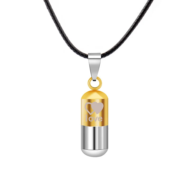 Стильная пара стиль Любовь Подвеска со словами ожерелье ювелирные изделия