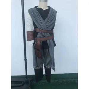 2022 детский женский костюм для косплея на Хэллоуин Пробуждение силы Рей модная одежда для ролевых игр Карнавальная Вечеринка комплект нарядов