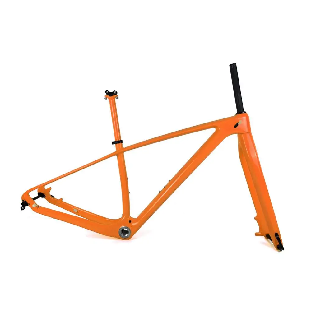 Spcycle 650B/27,5 er/29er MTB горный велосипед рамы из углеродного волокна, 142 мм через мост MTB велосипед карбоновые рамы 1" /17"/19" - Цвет: 27.5er 19Inch Matte