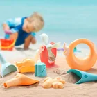 14-17 шт. мягкая резина дети песчаный пляж игрушки для малышей пляжные Игровой Набор детская песочница Комплект Лето водные игрушки для пляжного зонтика для ванной комнаты
