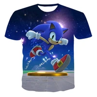 2021 summer new 3d printed mens t shirt childrens short sleeved anime fashion casual top