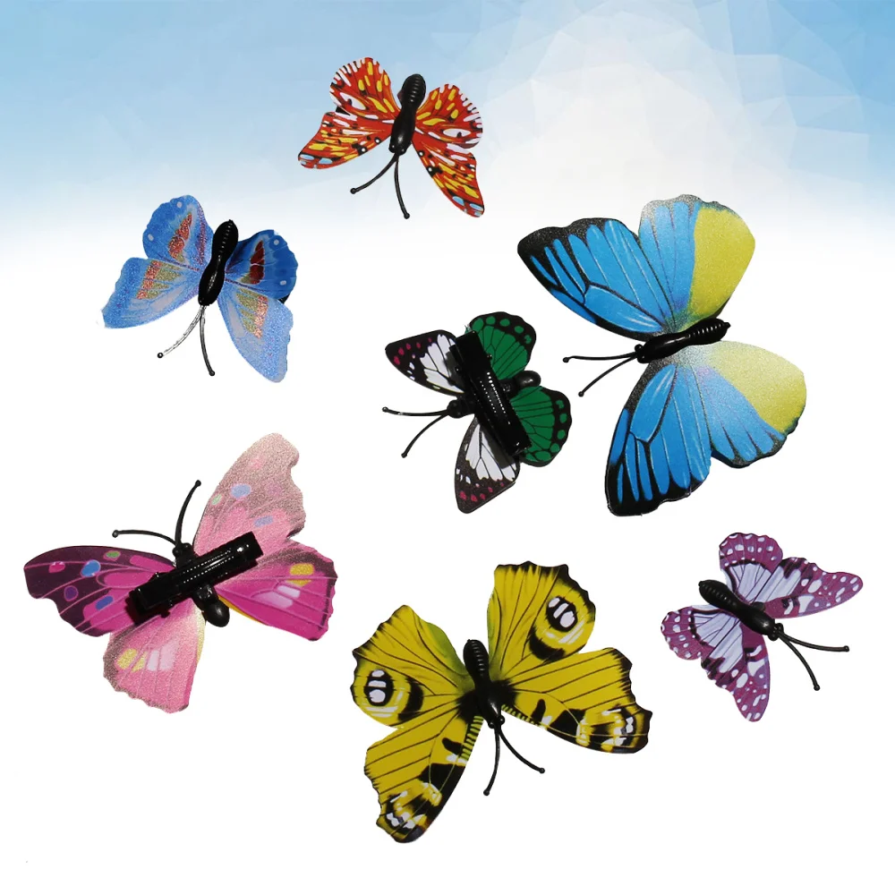 

12pcs Simulation Hairpins Hair Clips Lifelike Bobby Hair Accessories for Kids Girls Blue