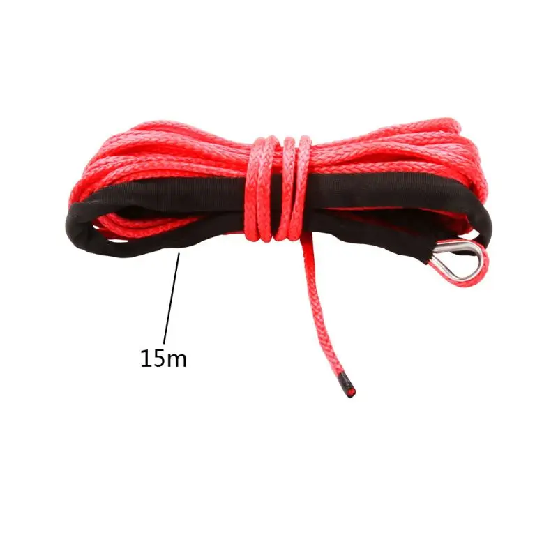 

Winch Rope Car Emergency Trailer Belt 5700LBs/7700LBs Vehicle Winch Cable Synthetic Towing Rope Outdoor Accessories