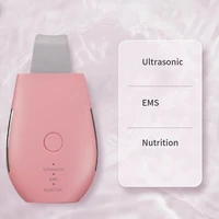 portable size beauty ultrasonic face cleaning skin scrubber facial cleaner skin peeling blackhead removal pore cleaner