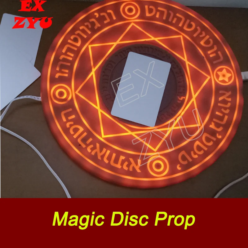 

EXZYU волшебный диск, реквизит, реальная жизнь, комнаты бега, используйте одну RFID-карту, чтобы запустить волшебный диск, чтобы быть ярким, затем...
