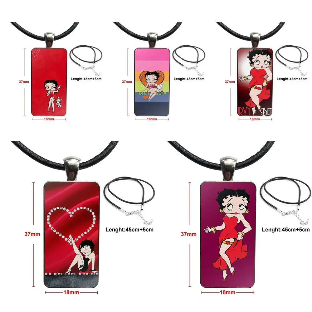 Стеклянный кабошон ювелирное изделие стальной цвет с длинной подвеской чокер