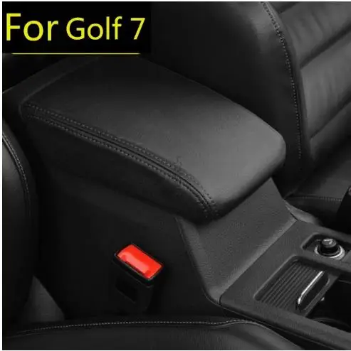 Высококачественный кожаный центральный подлокотник из микрофибры для Volkswagen Golf 7