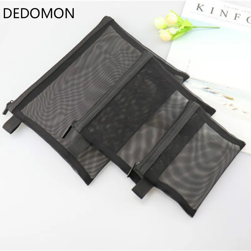 Повседневная дорожная косметичка для женщин на молнии макияж прозрачный чехол