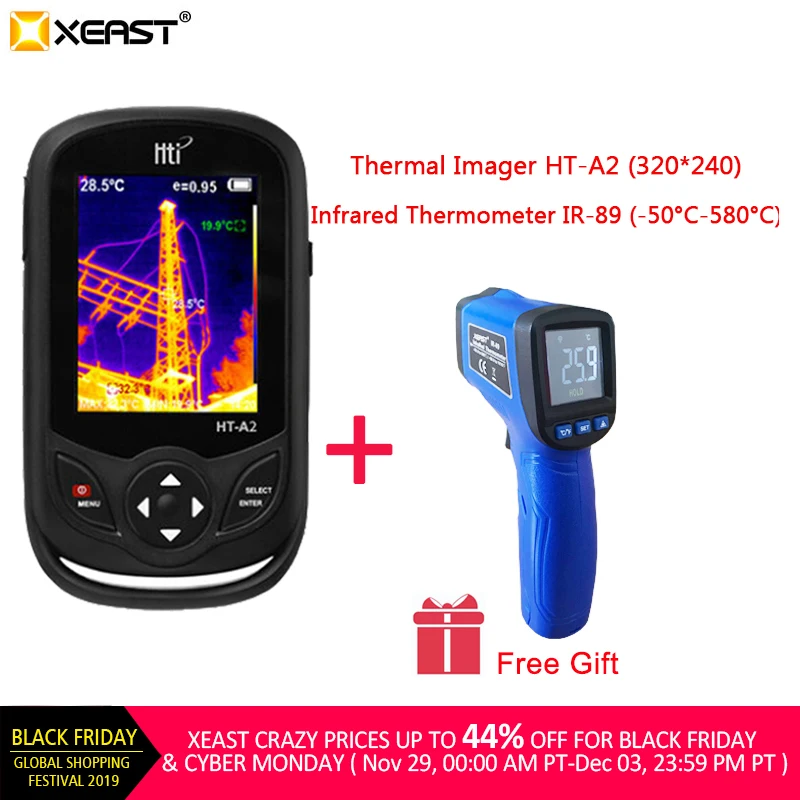 Портативный TFT дисплей экран тепловая инфракрасная Imager камера 320*240 HT-A2 обновления для охоты на открытом воздухе