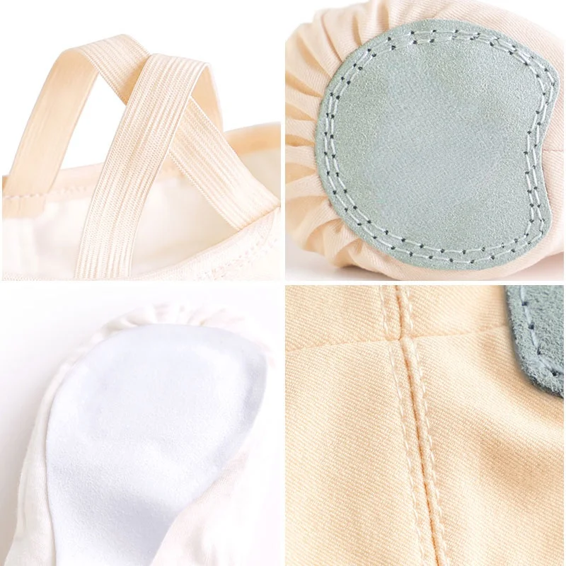 

Professional Stretch Ballet Dance Shoes for Women Girls Split Soft Sole Canvas Ballet Slippers Elastic Fabric Ballet Shoes