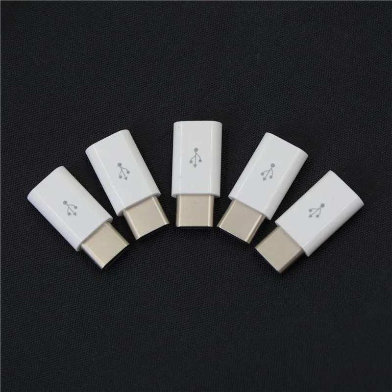 Hot Sale 5pcs USB Type-C Male Connector To Micro 3.1 Converter USB-C Adapter Tool Compatible With All |