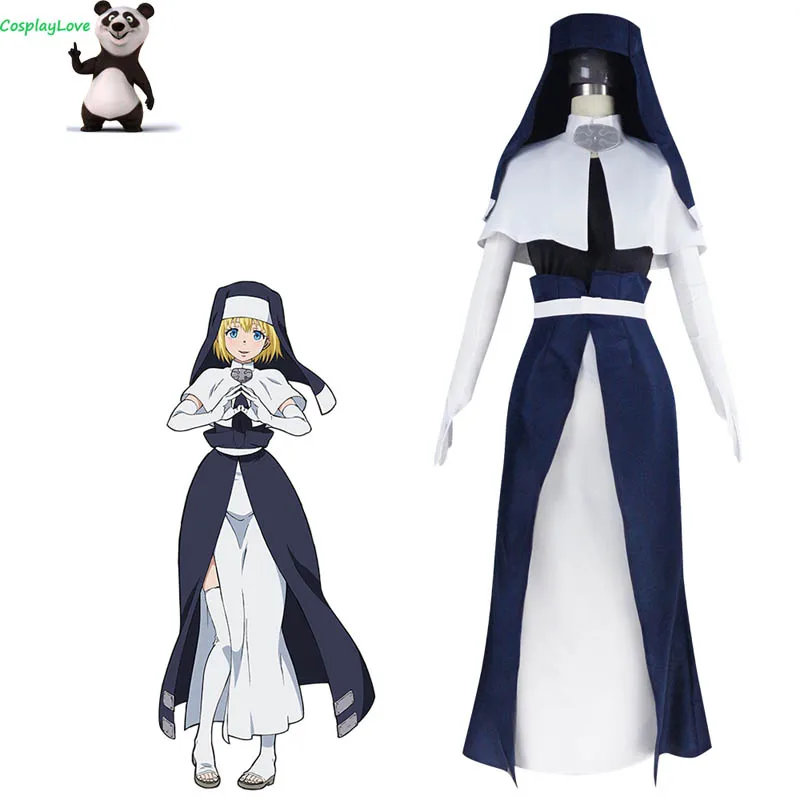 

CosplayLove Fire Force Enen no Shouboutai Iris Nun Cosplay Costume Custom Made For Girl Woman Boy Halloween Christmas