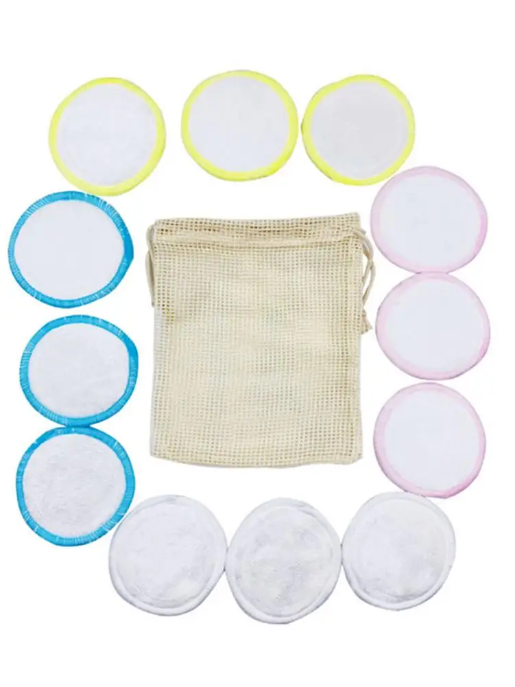 Подушечка Для Снятия Макияжа многоразовая моющаяся подушечка из бамбукового