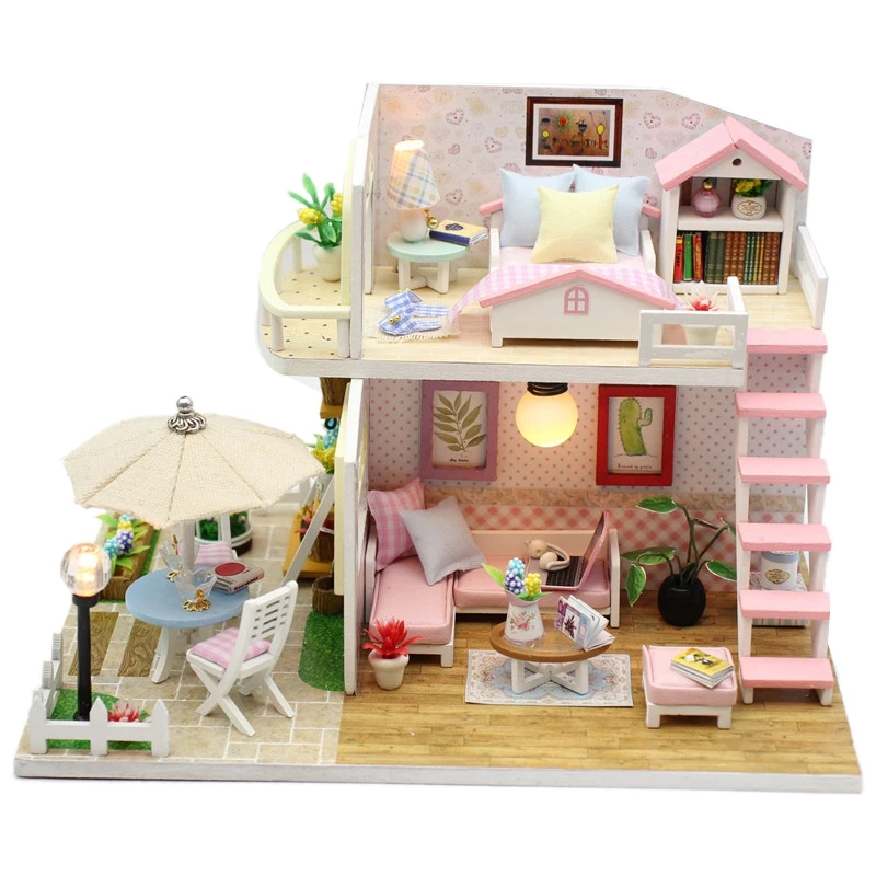 Игрушки для детей Миниатюрная игрушка-головоломка Diy Модель кукольного дома