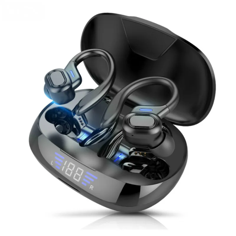 Новинка 2021 Беспроводная стереогарнитура Tws Bluetooth наушники с подвесным цифровым