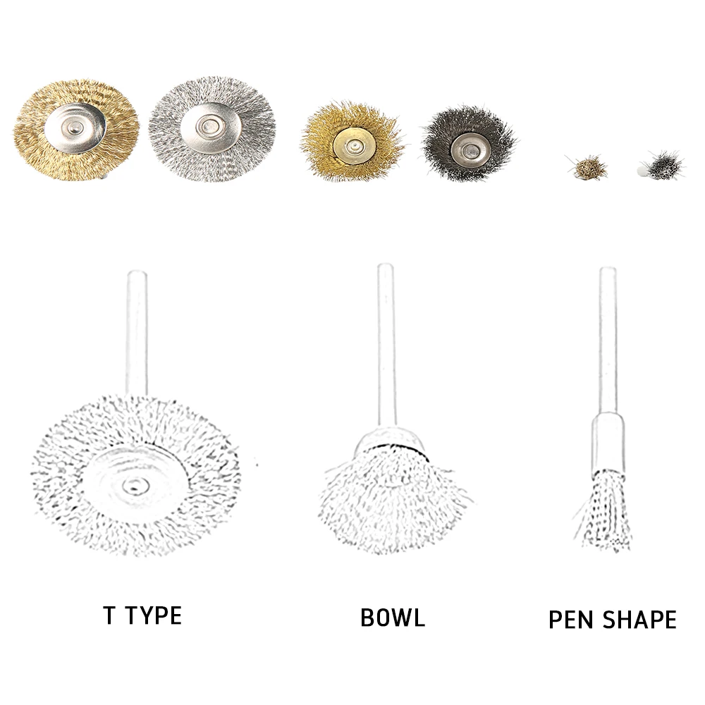 42 шт. Т-образная щетка для шлифовальной машины |