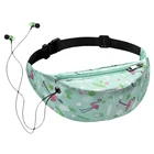 Поясная Сумка в форму подушки для женщин, женская бананка с карманами и ярким 3D принтом, забавные повседневные дорожные походные сумочки для девушек