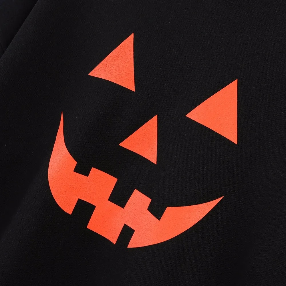 Толстовка для хеллоуина женщин с принтом дьявола свободные толстовки длинными