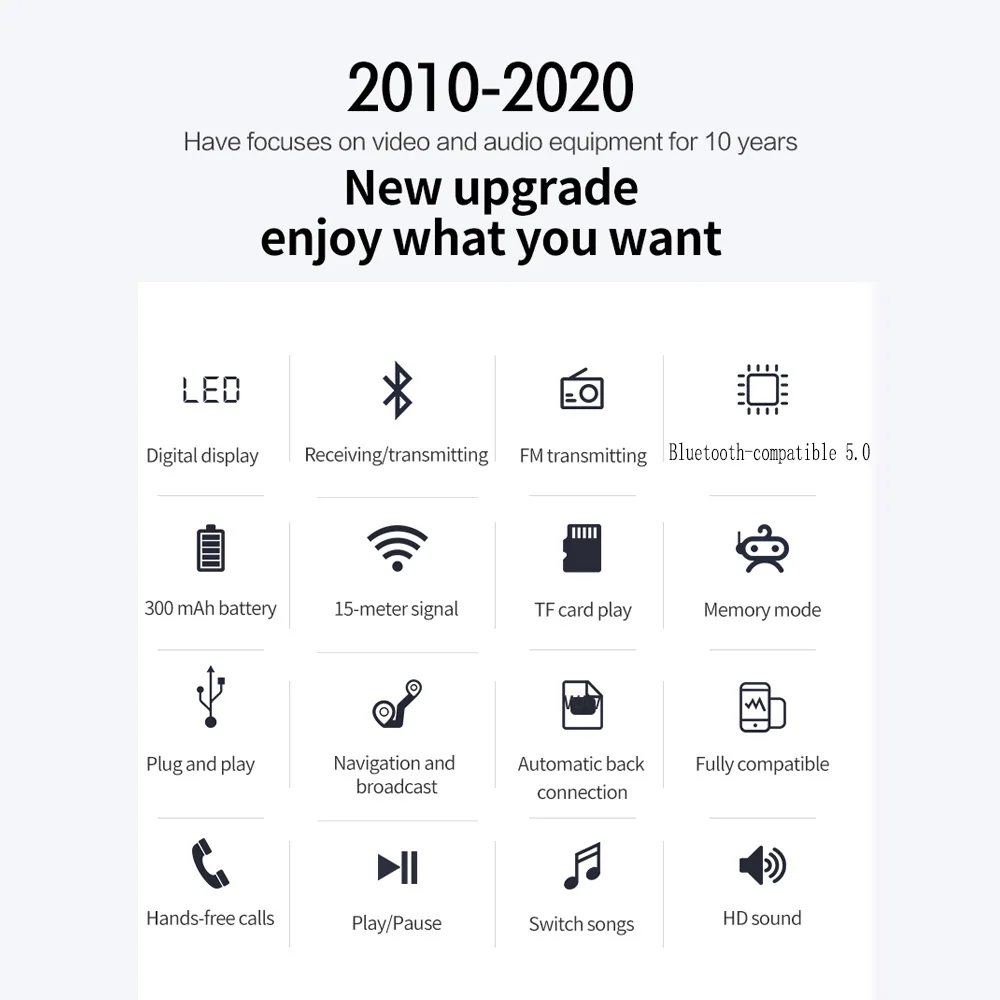 Аудиоприемник Bluetooth для ТВ ПК наушников автомобильный разъем 3 5 мм Aux передатчик 0