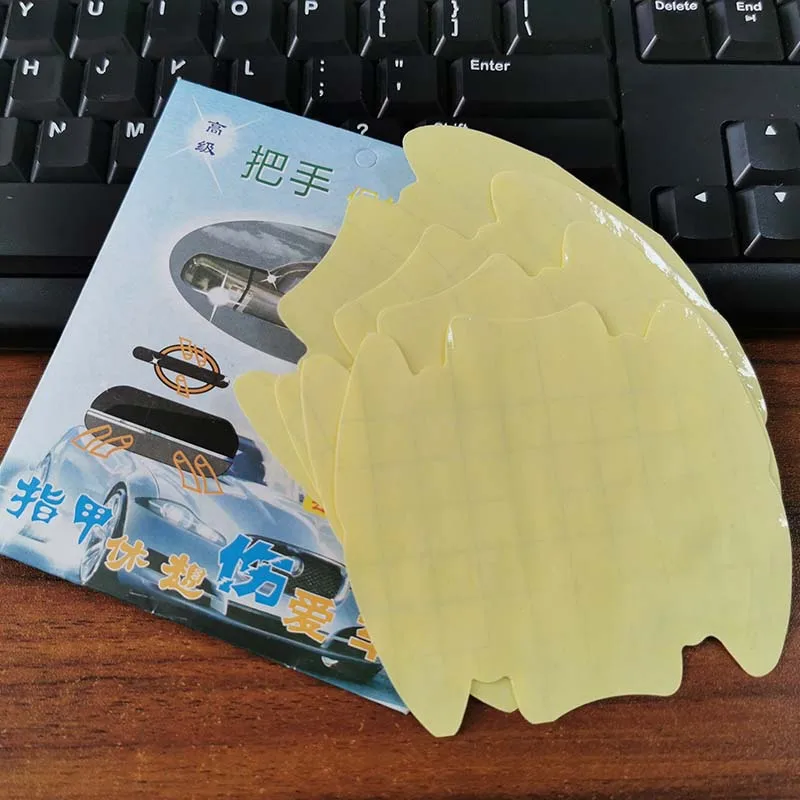 4 шт./компл. прозрачная защитная пленка для ручек автомобиля автомобильные