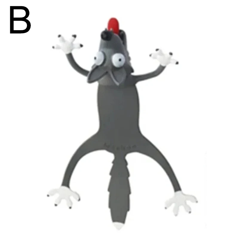 

Wacky Bookmark for More Fun Reading 3D Stereo Cartoon Lovely Animal Bookmark Wacky Bookmark 2019ing