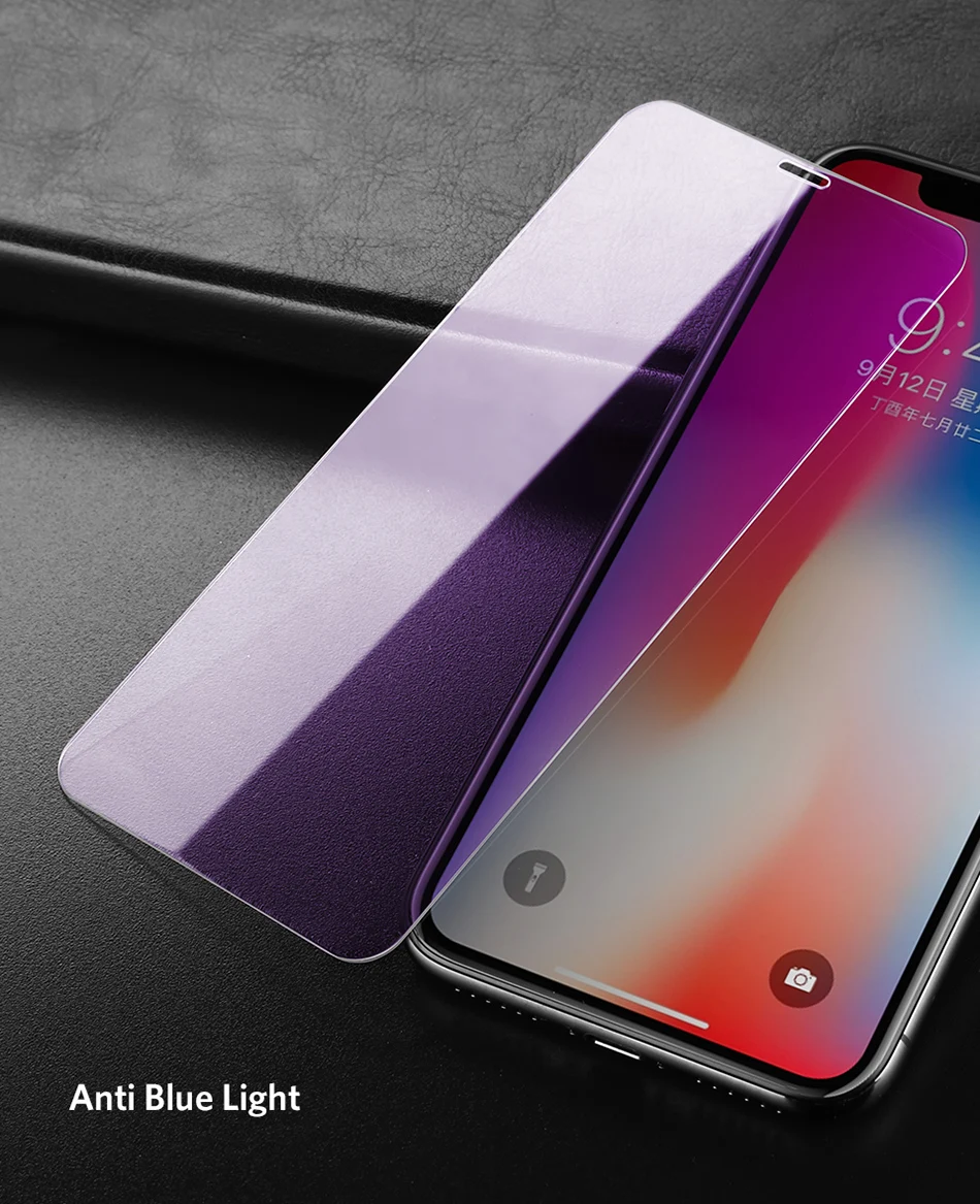 Benks 0,15 мм HD анти Blu-Ray защитное закаленное стекло для iPhone XS MAX XR 5,8-6,5 Дюймов Полное покрытие экрана протектор Передняя пленка