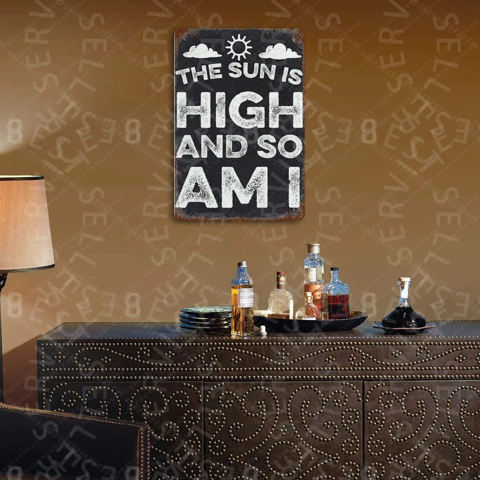 

The Sun Is High And So Am I Tin Sign Metal Poster Vintage Iron Painting For Bar Pub Wall Decor plaques Kitchen Room Wall Signs