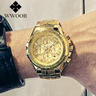 Мужские наручные часы Relogio 2020, мужские золотые часы WWOOR с хронографом, большие мужские наручные часы, 2019