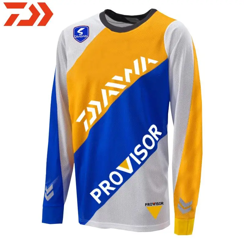 

2021 New Fishing Clothing Long Sleeve FishingT-shirt Anti-UV Sportswear Quick Dry Cycling Outdoor Breathable Fishing Jersey