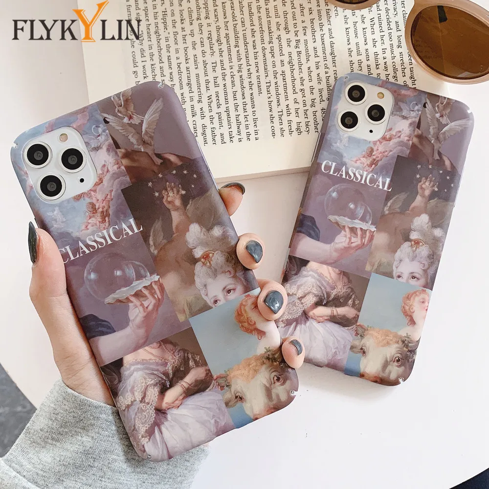 Чехол для телефона iPhone 11 Pro Max 6 6s 7 8 Plus X XR XS задняя крышка мультяшная статуя