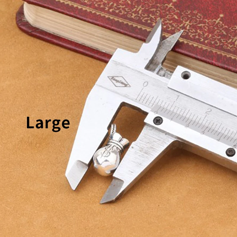 925 Sterling Silver MONEY BAG Pendant Hot Selling High Quality Charm Necklace Jewelry Hip Hop Jewelry Gift For Women