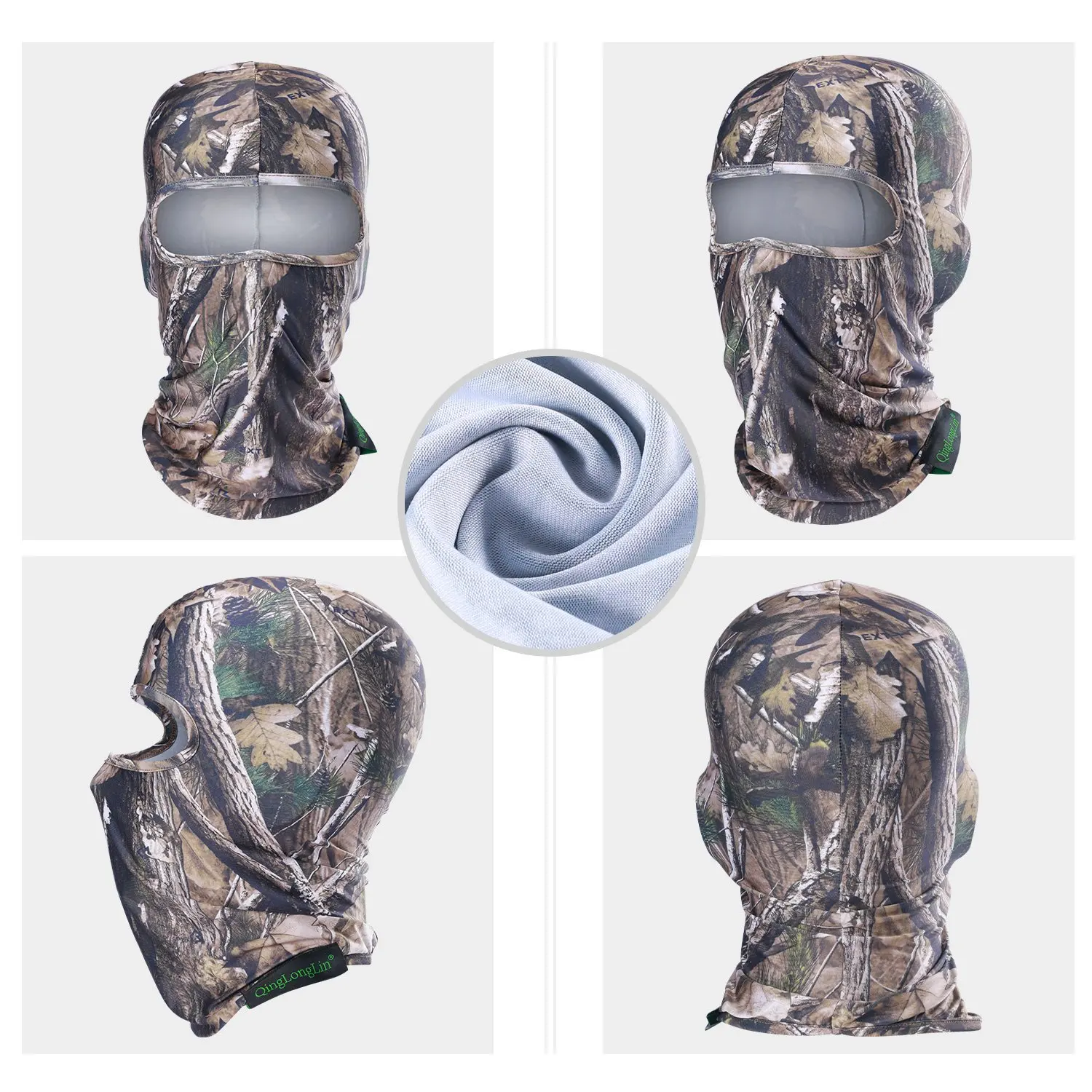 Камуфляжный тактический шарф на все лицо маска с принтом армейская Военная