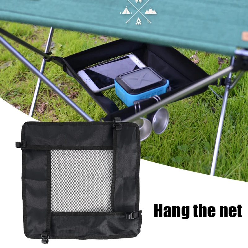 

Outdoor Folding Table Storage Net Portable Multipurpose Hanging Mesh Basket for Outdoor Picnic Camping XR-Hot