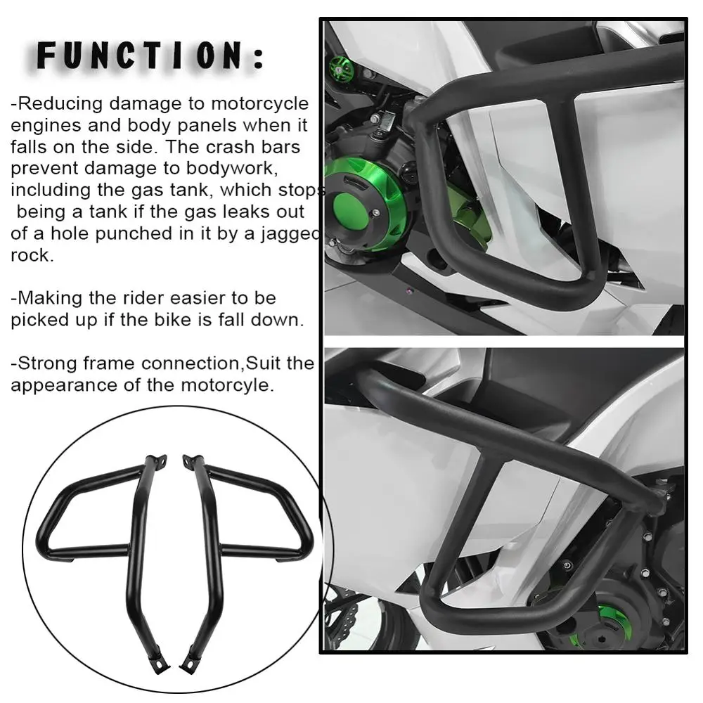 Для Kawasaki Ninja 400 250 2018 2019 защитная планка двигателя топливного бака рама Бамперный барьер Ninja400 Ninja250 на.