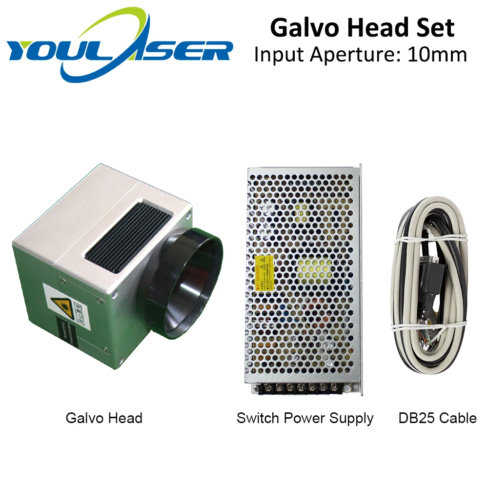 YOULASER 1064 нм волоконный лазер Высокоскоростной сканер головка Galvo SG7110 входной