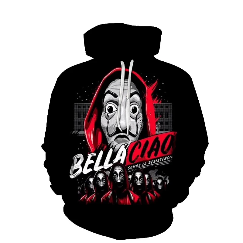 

Funny 3D Hoodie Halloween House of CARDS Pullover Long Sleeve Sweatshirt Fashion Coats Cool Unisex Streetwear Mens Hoodies