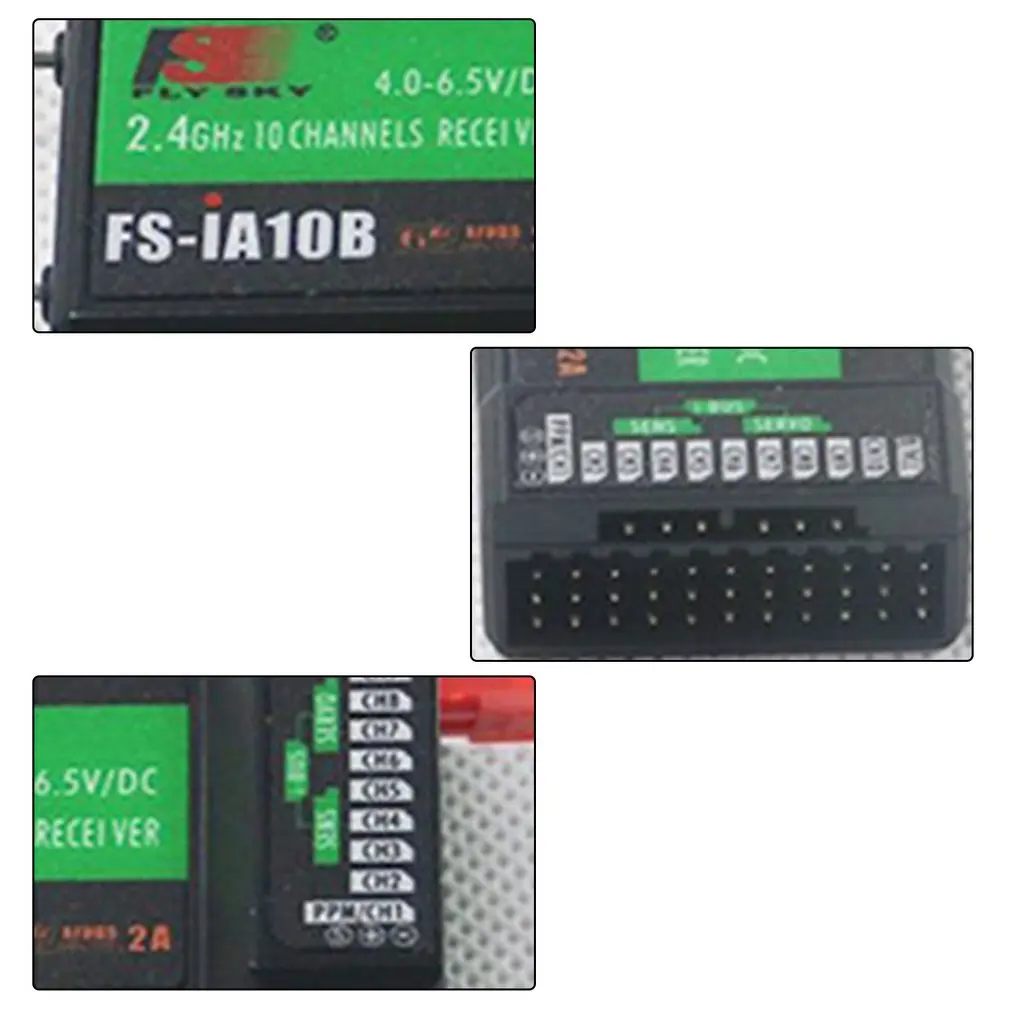 FlySky FS-iA10B 2 4G 10CH приемник Ppm с выходом IBus Port 10 PWM каналы AFHDS 2A 4 GHz Беспроводная Частота
