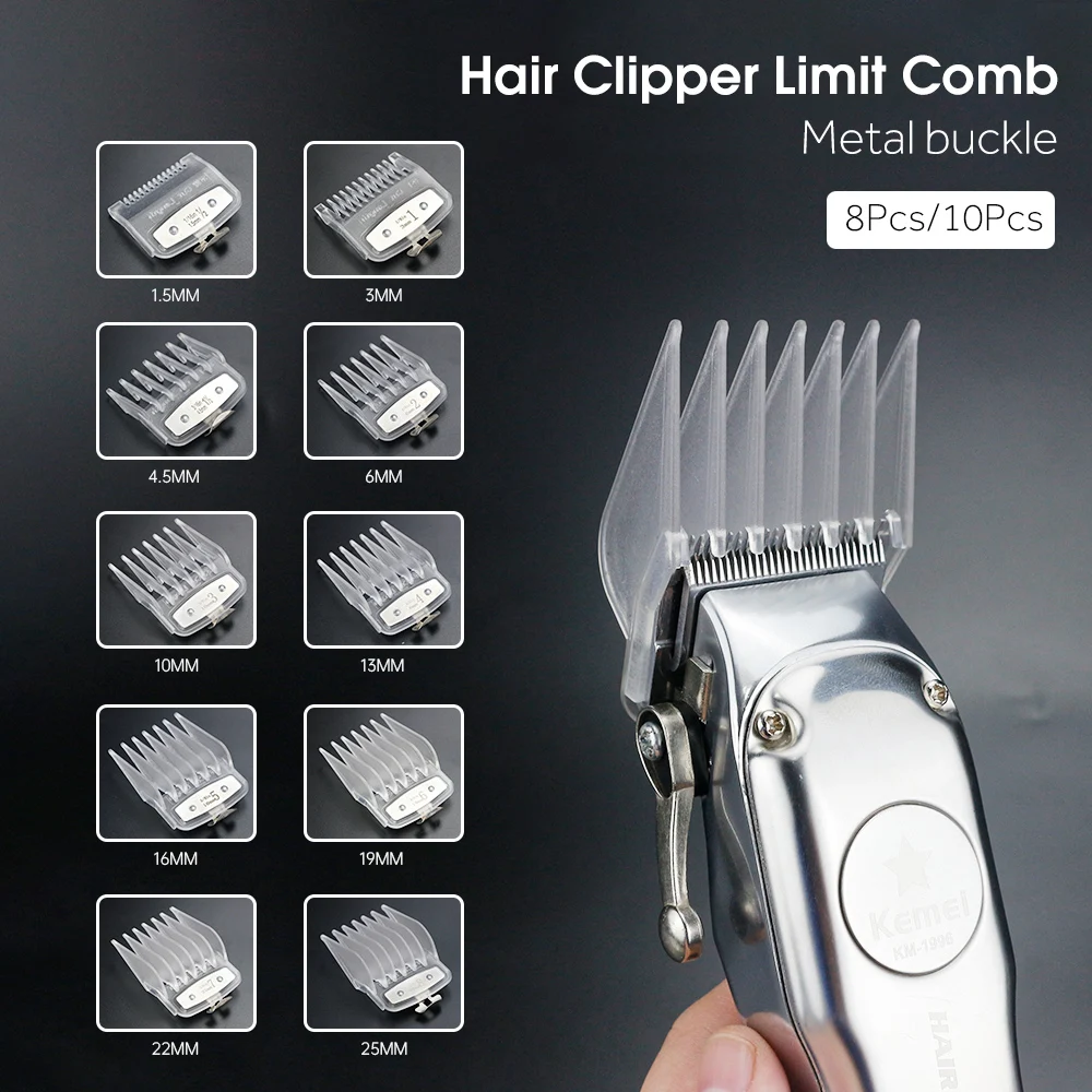 

Universal Hair Clipper Limit Comb Guide Combs Professional Trimmer Guards Attachment Haircut Tools Guard Barber Shop Accessories