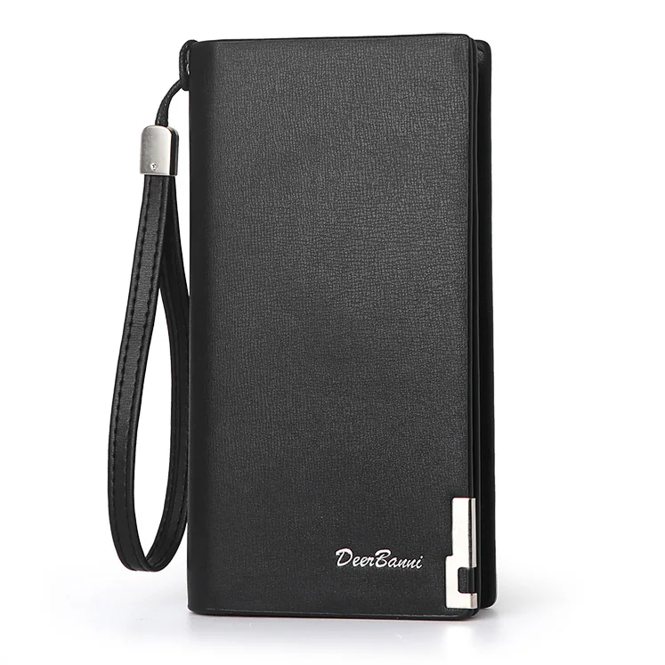 

Fashion Mesn Wallet Long Wristlet Handbags Male Business Purse Zipper Coin Purses Moneybags Card Holder Clips Billfold Wallets
