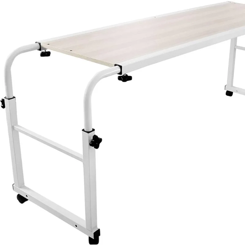

Adjustable 1M Cross Home Rolling bed computer desk Bed Working Table Laptop Computer Desk Table for Laptop Study Work