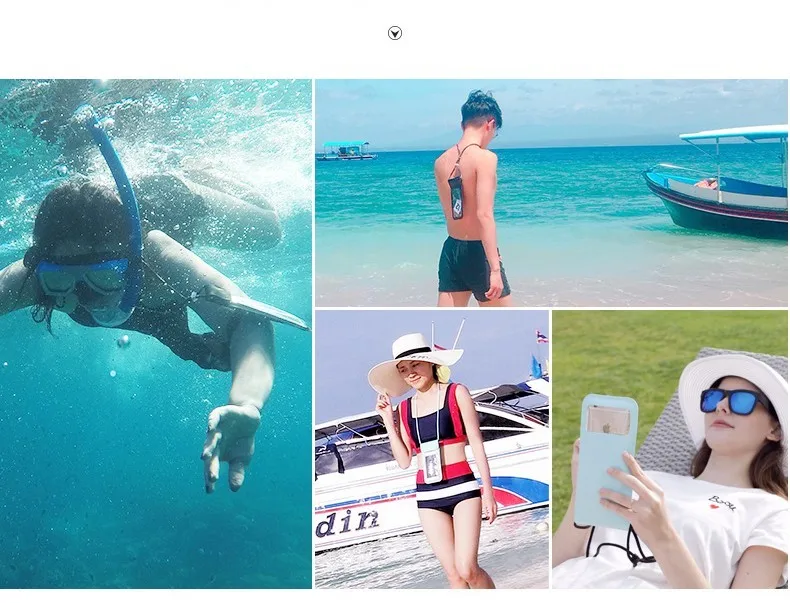 Водонепроницаемый чехол для телефона сотового с сенсорным экраном сухая сумка