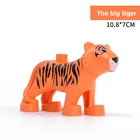 Конструктор сделай сам большого размера, фигурки животных, тигр, совместимы с большим размером, подарки, игрушки для детей