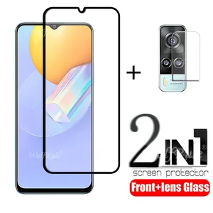 full cover glass for vivo y31 glass for vivo y31 tempered glass flim protective screen protector for vivo y31 lens glass 6 58 free global shipping
