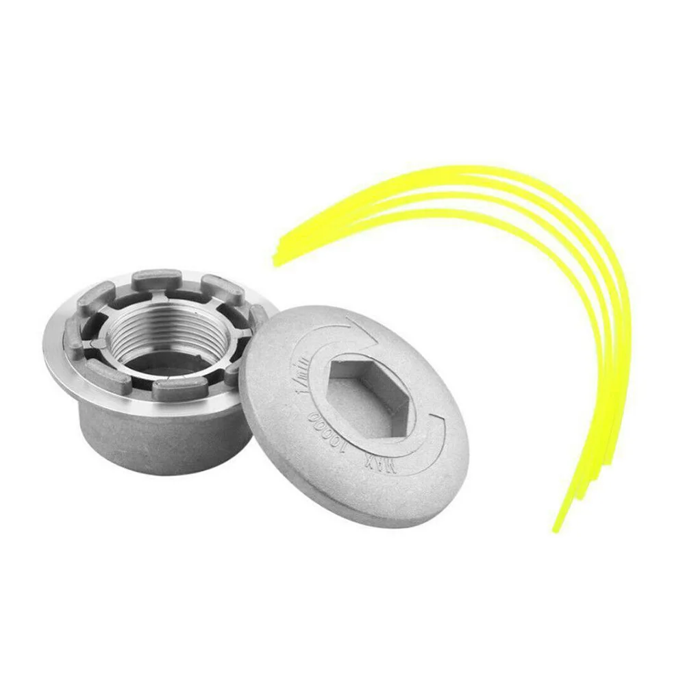 

Universal Aluminium Trimmer Head String Set Garden Grass Brush Cutter Bushes Accessories Durable Strimmer Head For Lawn Mower