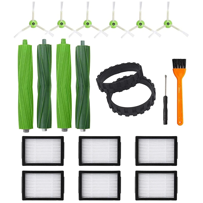 

Replacement Parts for IRobot Roomba I7 I7+ I6+ I8 I3+/Plus E5 E6 E7 Vacuum Cleaner, Brushes HEPA Filters Wheel Tire