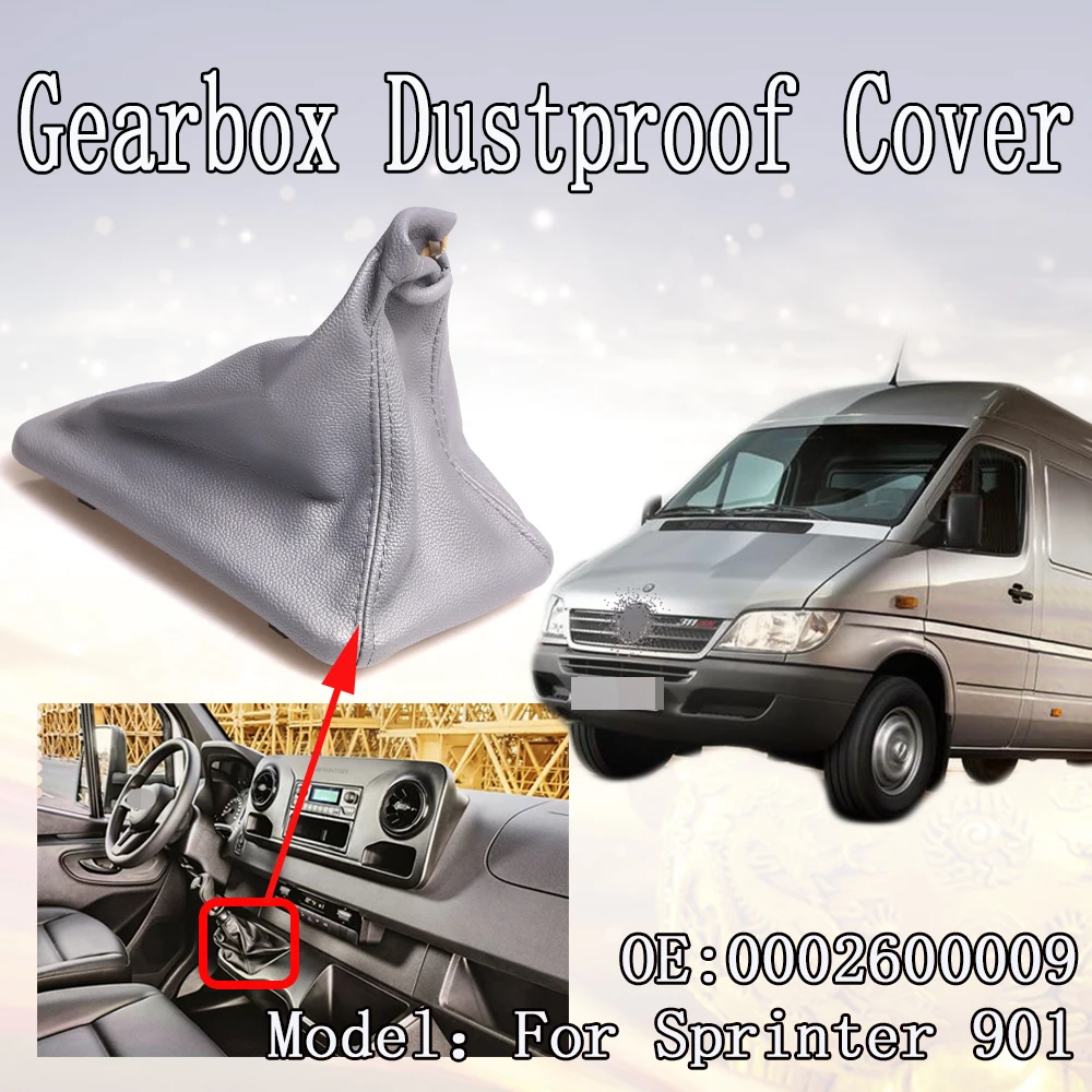 Пылезащитный чехол для рычага переключения передач Sprinter 901 кожаный с ручным