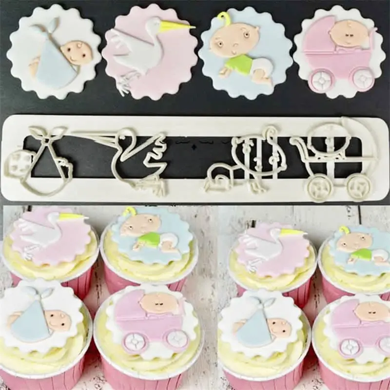 Фоторезак для детского рукоделия детская коляска кухонная форма печенья резак